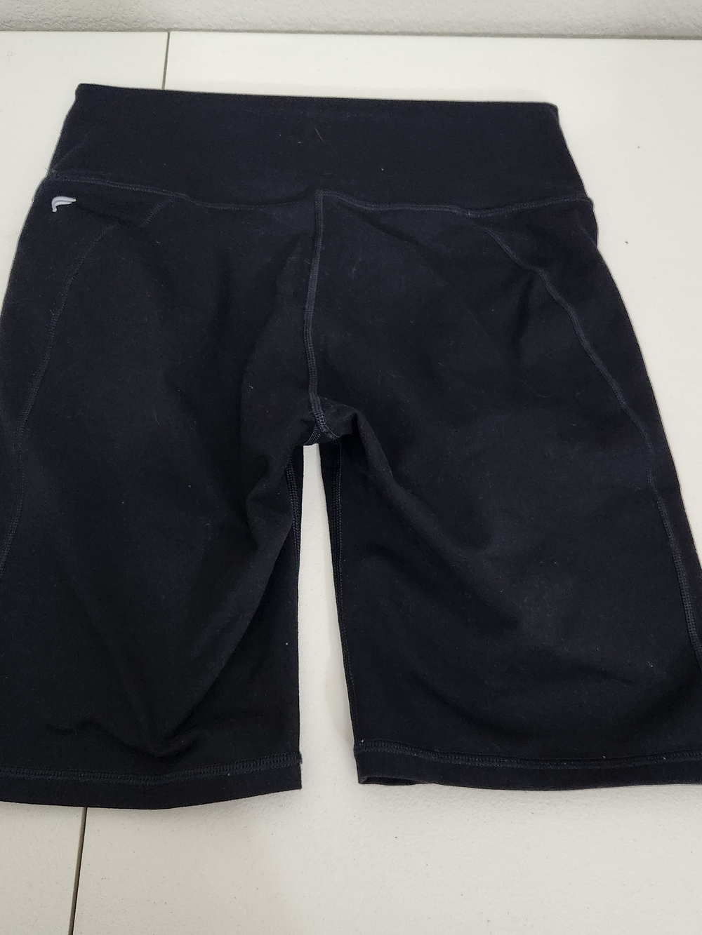 Fabletics Black High-Rise Bike Shorts